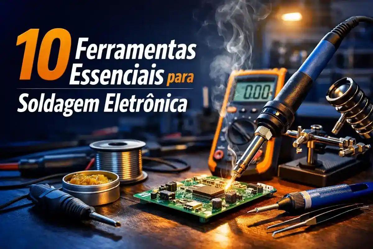 10 Ferramentas Essenciais para Soldagem Eletrônica e Ferro de Solda