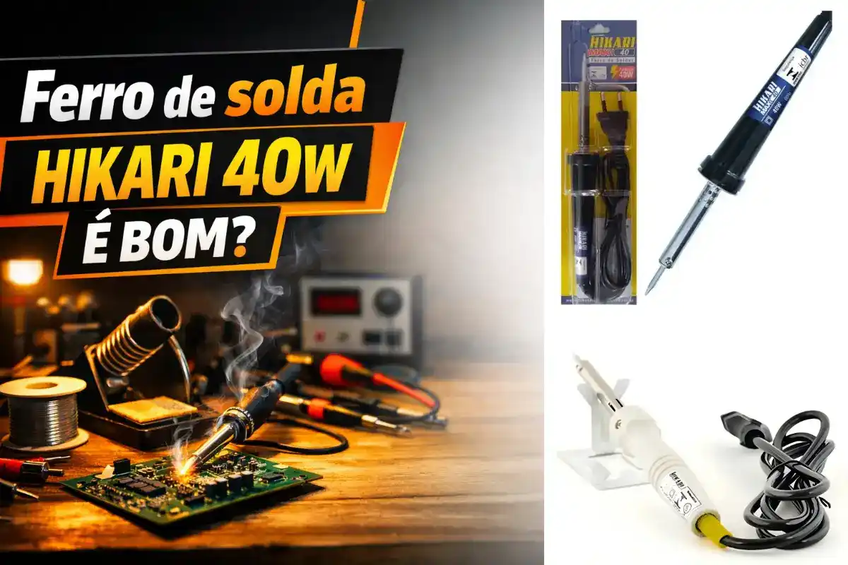 Ferro de solda hikari 40w é bom?
