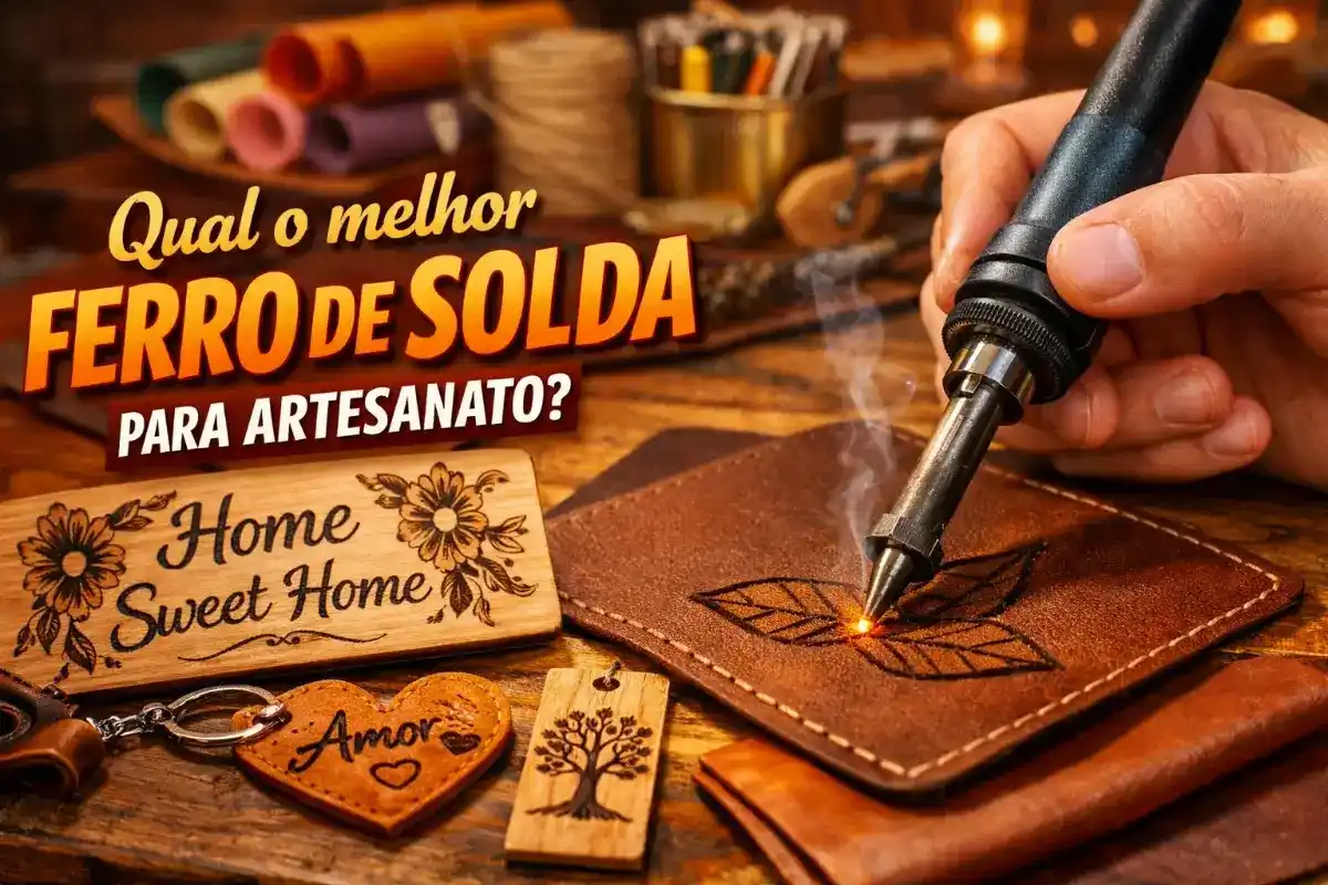 Qual o melhor ferro de solda para artesanato?