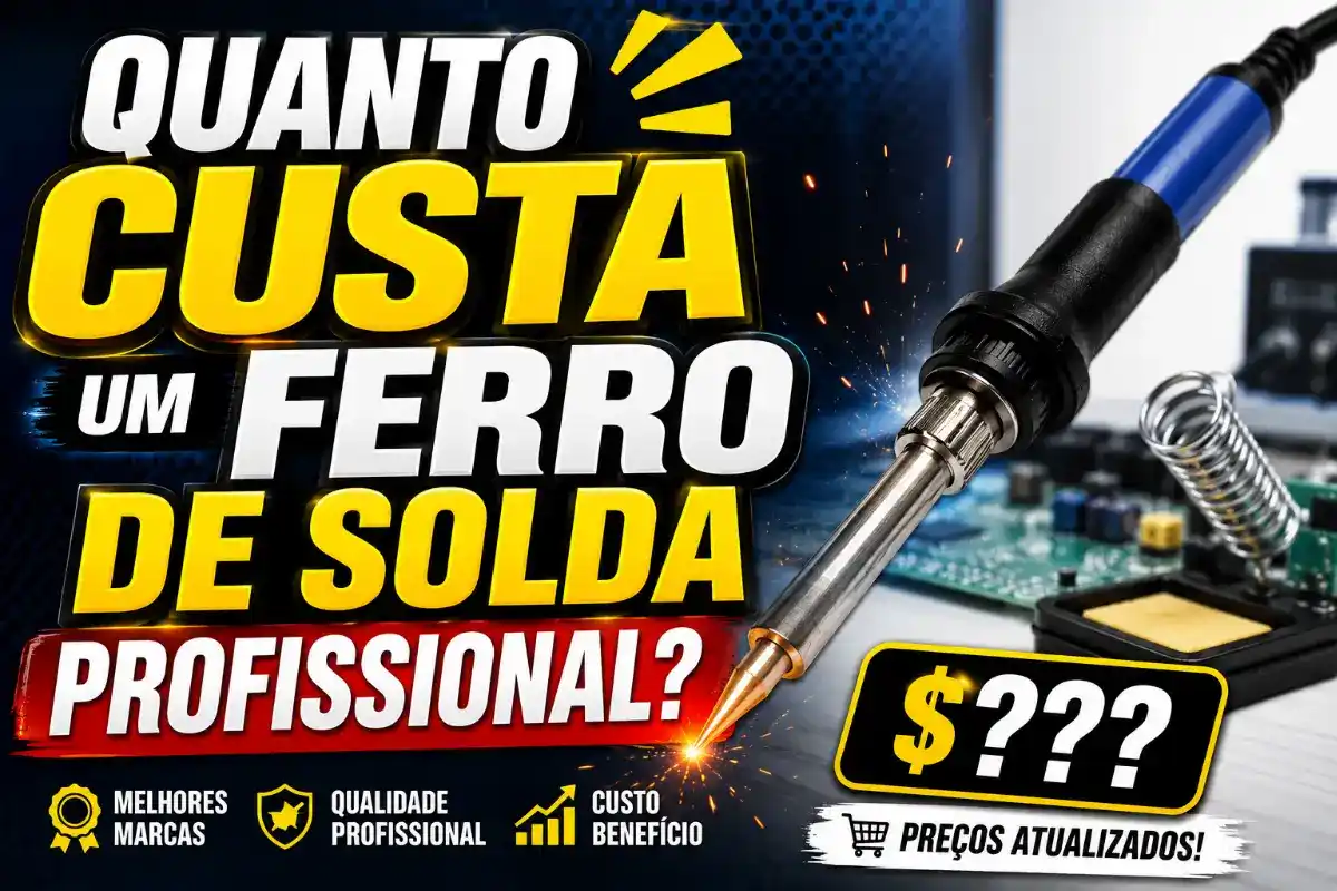 Quanto custa um ferro de solda profissional?