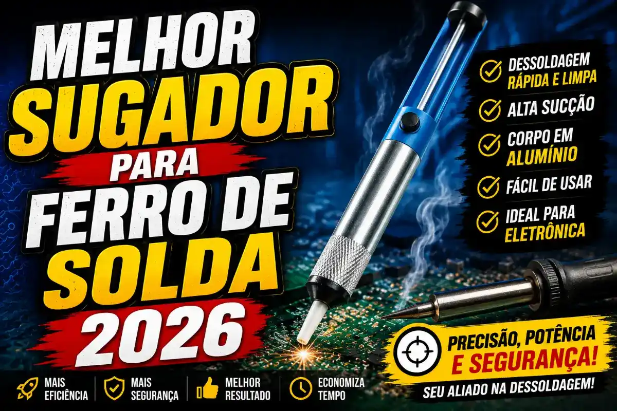 Melhor sugador para ferro de solda